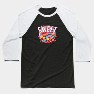 Colorful Candies Baseball T-Shirt